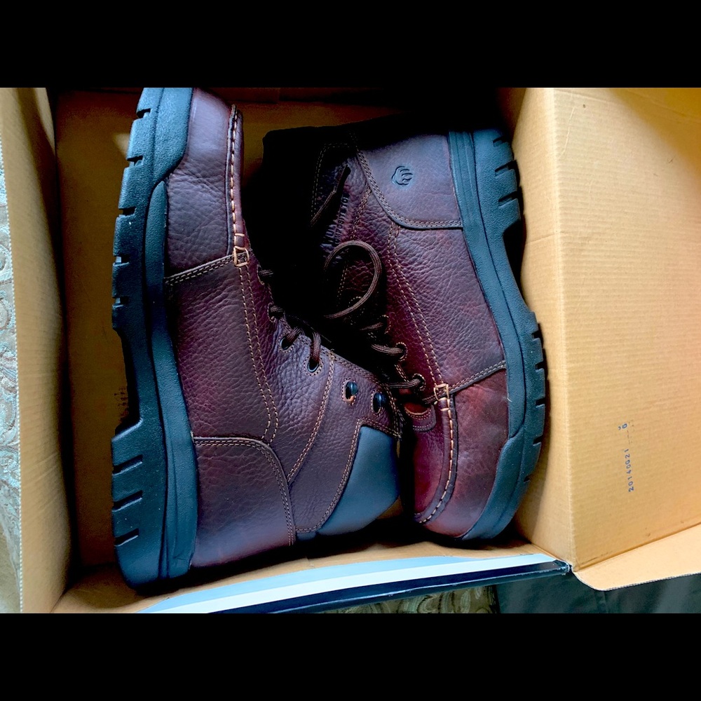 Wolverine steel toe work boots